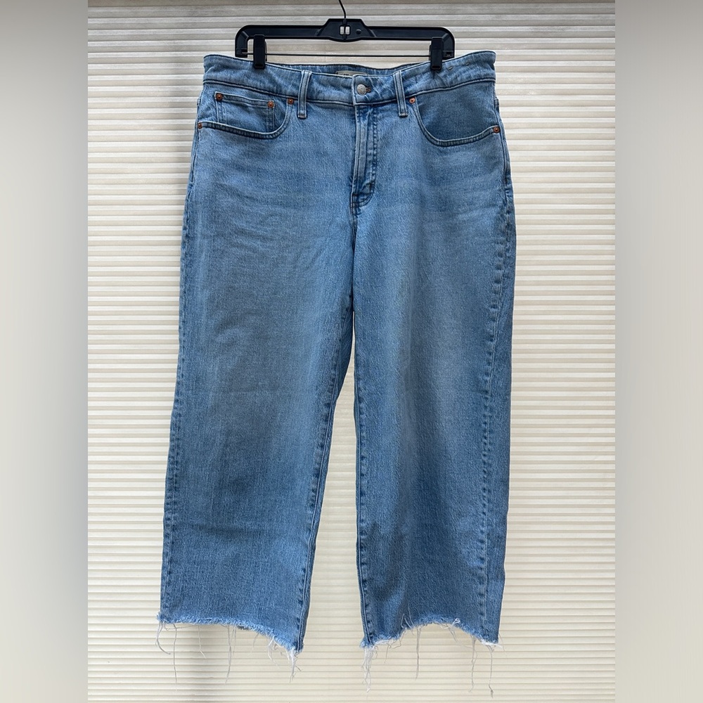 Curvy Girls! Madewell 16W The Perfect Vintage Wide Leg-Crop Jean